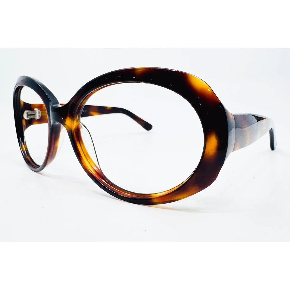 SEE Eyewear Eyeglasses Women Tortoise Oversized Round 5226 57-16-130